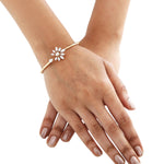 Pichwai Silver Bracelet for Women - Devina |Adila Jewels
