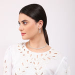 Huggie earrings for women - Zyra | Adila Jewels