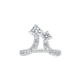 Soul to Soul Moissanite Silver Ring