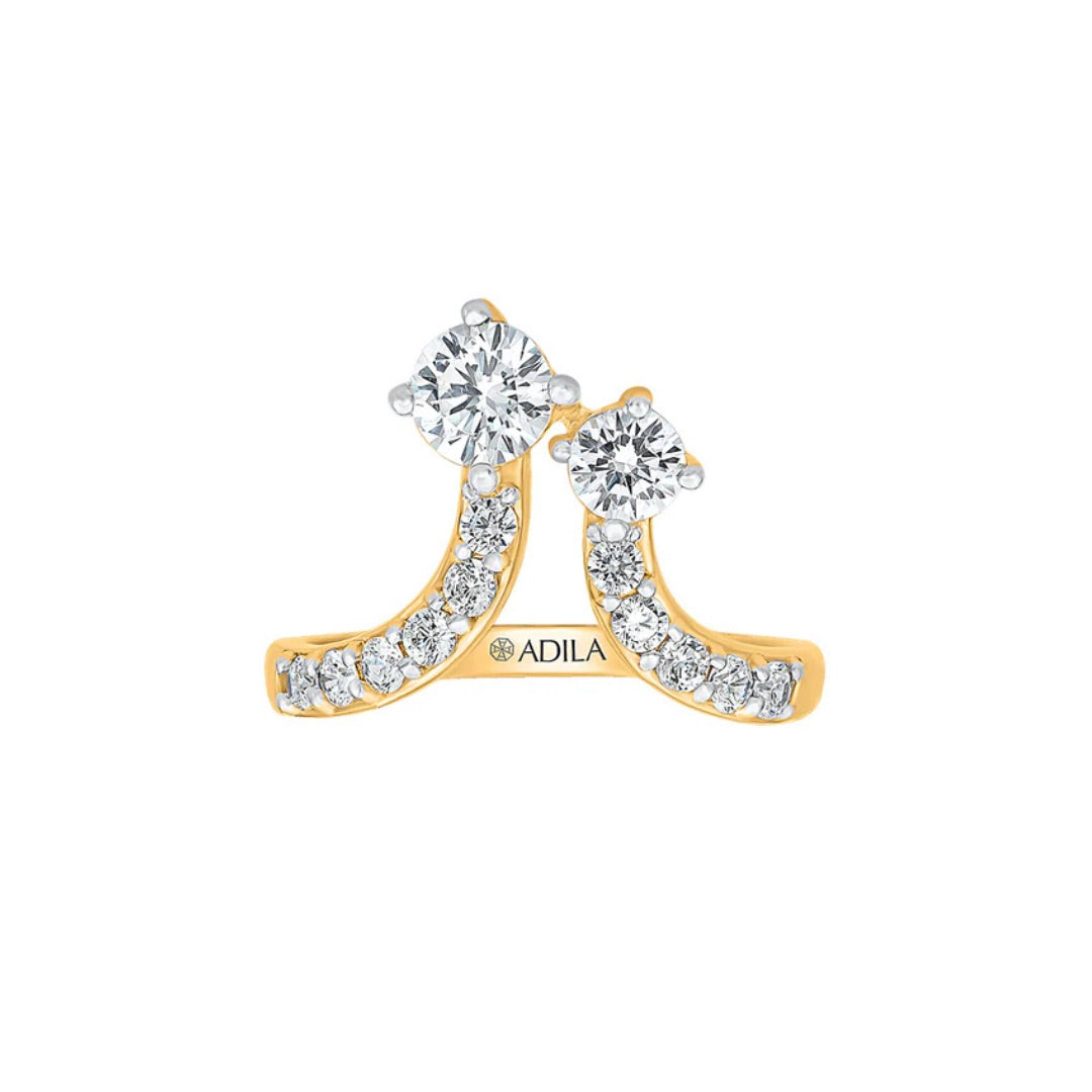 Soul to Soul Moissanite Silver Ring