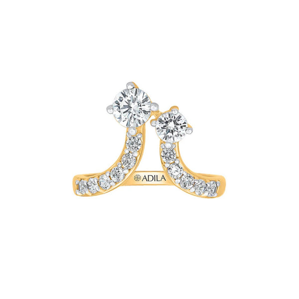 Soul to Soul Moissanite Silver Ring