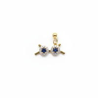 Sunglasses Slider Charm Silver Moissanite | Silver Charm | Adila Jewels