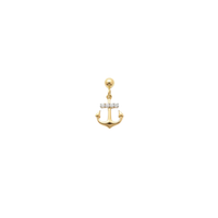 Anchor Slider Charm Silver Moissanite | Silver Charm | Adila Jewels