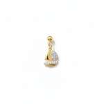 Sailship Slider Charm Silver Moissanite | Silver Charm | Adila Jewels