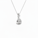 Sailship Slider Charm Silver Moissanite | Silver Charm | Adila Jewels