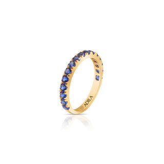 Blueberry Pop Sapphire Band Ring
