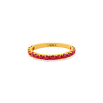 Cherry Pop Ruby Band Ring