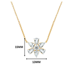 Nyra Blossom Moissanite Necklace