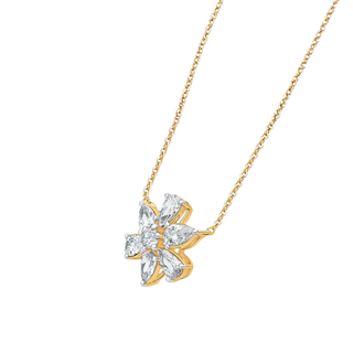 Nyra Blossom Moissanite Necklace