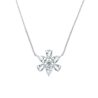 Nyra Blossom Moissanite Necklace