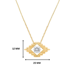 Nisha Ikat Evil Eye Necklace