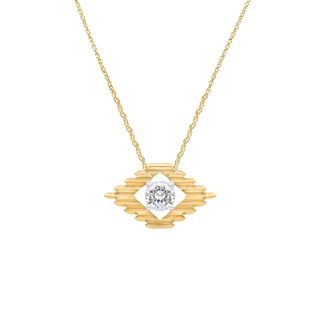 Nisha Ikat Evil Eye Necklace