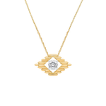 Nisha Ikat Evil Eye Necklace