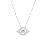 Nisha Ikat Evil Eye Necklace