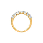 Classic Seven Round Shape Moissanite Band Ring