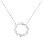 Anaya Multi-Shape Gemstone Circle Necklace