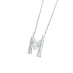 Myra Initial 'M' Moissanite Necklace