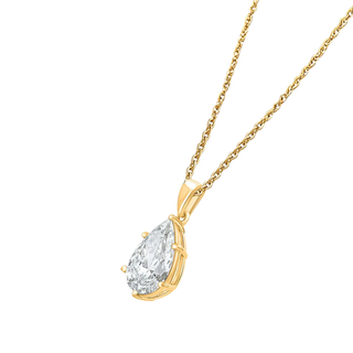 Sofia Pear Moissanite Solitaire Pendant