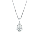 Sofia Pear Moissanite Solitaire Pendant