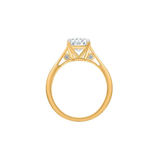 The Classic Oval 2ct Moissanite Solitaire Ring
