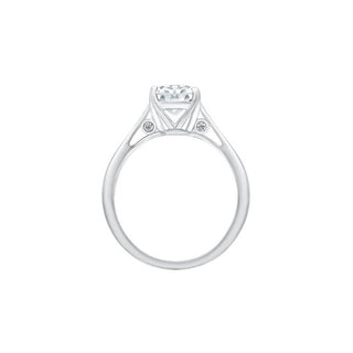 The Classic Oval 2ct Moissanite Solitaire Ring