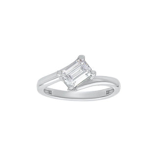 Eternal Glow Radiant Solitaire Moissanite Ring