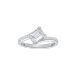 Eternal Glow Radiant Solitaire Moissanite Ring