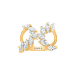 Trendy Marquise Shape Moissanite Ring