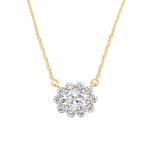Oval Diana Moissanite Necklace