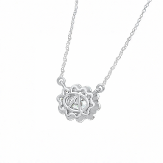 Oval Diana Moissanite Necklace