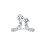 Soul to Soul Moissanite Silver Ring
