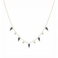 Verdant Green Enamel Necklace