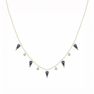 Verdant Green Enamel Necklace