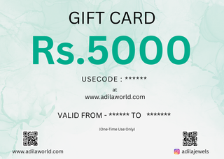 Adila Gift Card — ₹5,000