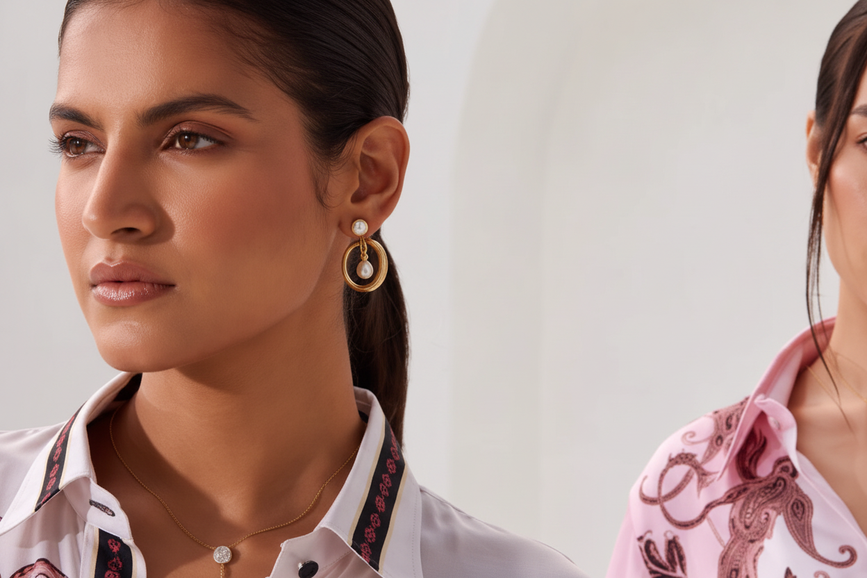 Adila — Desktop Banner, Jewellery Highlight