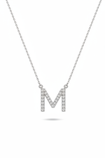 Timeless Initial M - Silver - Zoomed Out