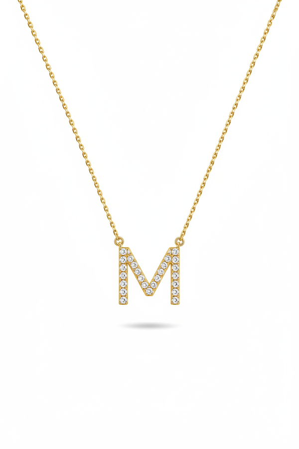 Timeless Initial M Necklace