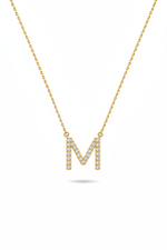 Timeless Initial M - White Background